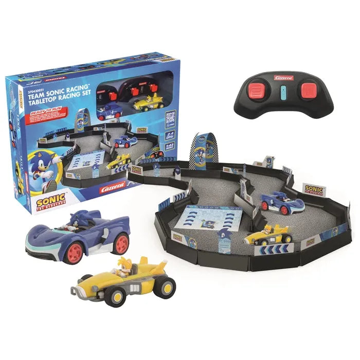Carrera 1:43 TSR Mini RC Race Track Set Team Sonic Racing 2.4 GHz FF