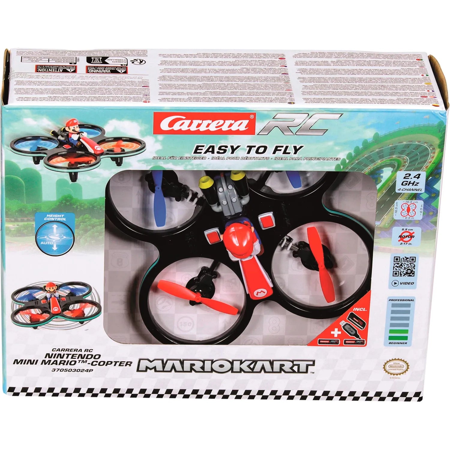 Carrera R/C Mini Mario-Copter 2.4 GHz Digital Proportional