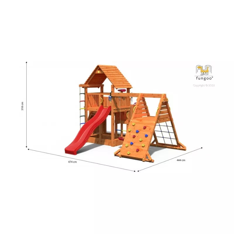 Fungoo SET BIG LEADER SPIDER RED slide RED