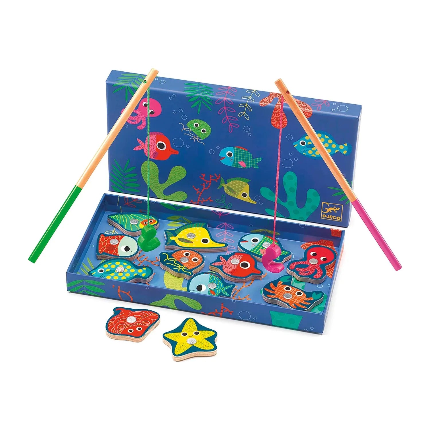 Djeco Magnetspiel Fishing Colour