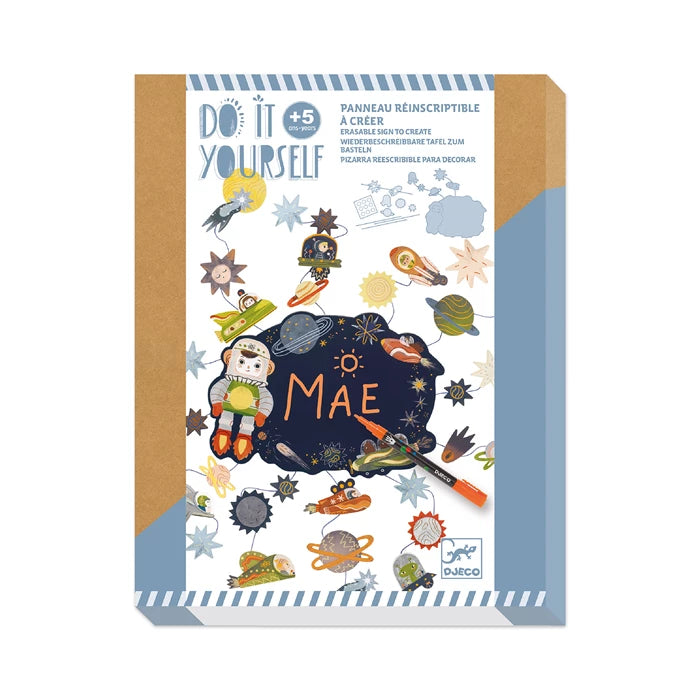 DJECO DIY - Wiederbeschreibbare Tafel Sterne