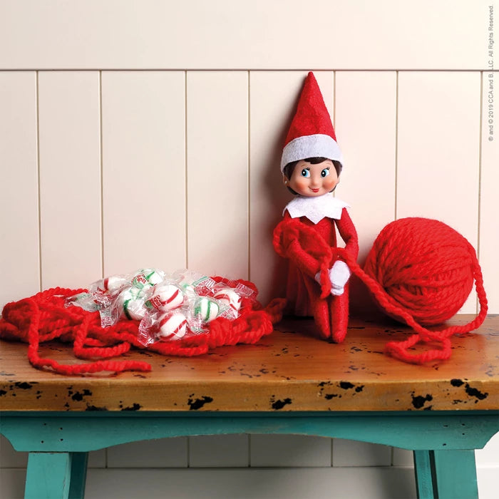 The Elf Mädchen mit Buch, d blaue Augen, Puppe 34 cm, illustriertes Buch