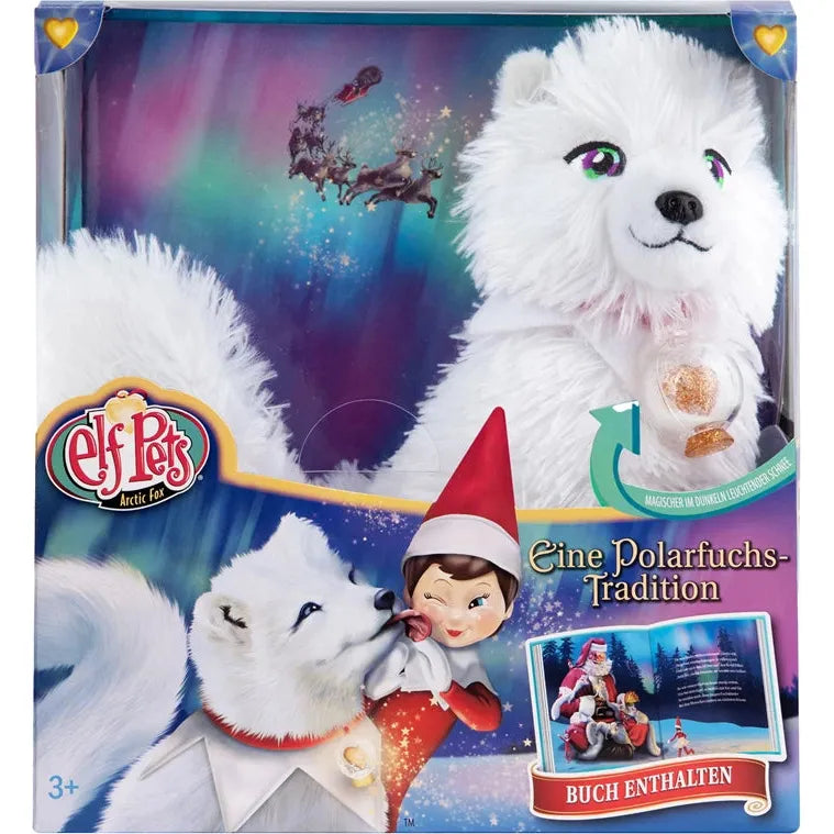 The Elf Polarfuchs mit Buch, d Kuscheltier, illustriertes Buch