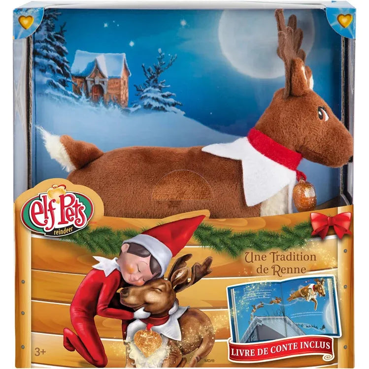 The Elf Renne avec livre, f französische Version