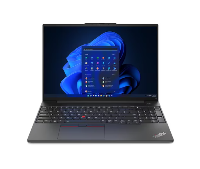 Lenovo ThinkPad E16 (Gen 1) Black, 16 ", IPS, WUXGA, 1920 x 1200, Anti-glare, AMD Ryzen 7, 7730U, 16 GB, D