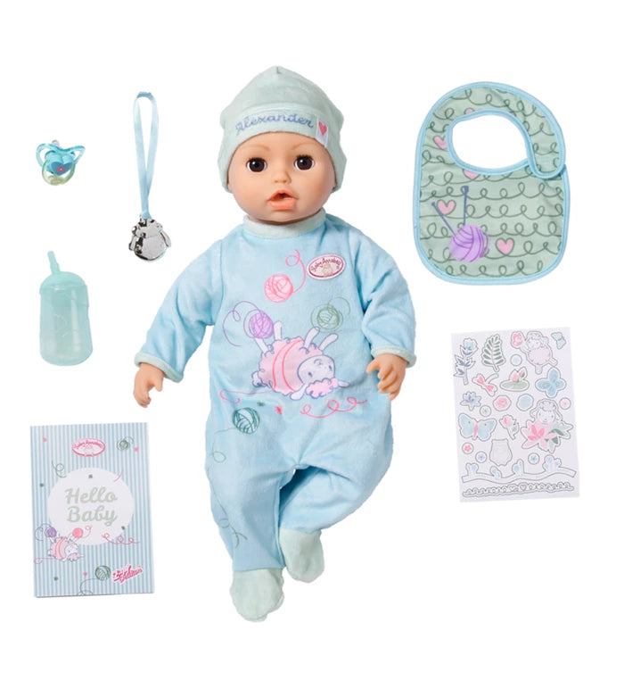 Baby Annabell Alexander 43cm Puppe interaktiv