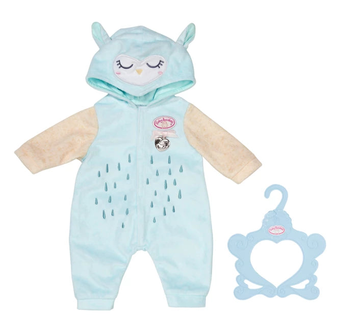 Baby Anabell Kuschelanzug Eule BA 43cm