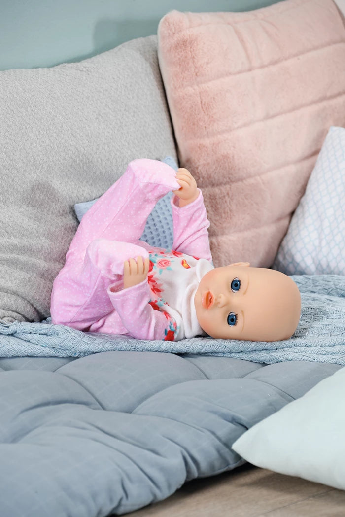 Baby Anabell Strampler rosa Blumen BA