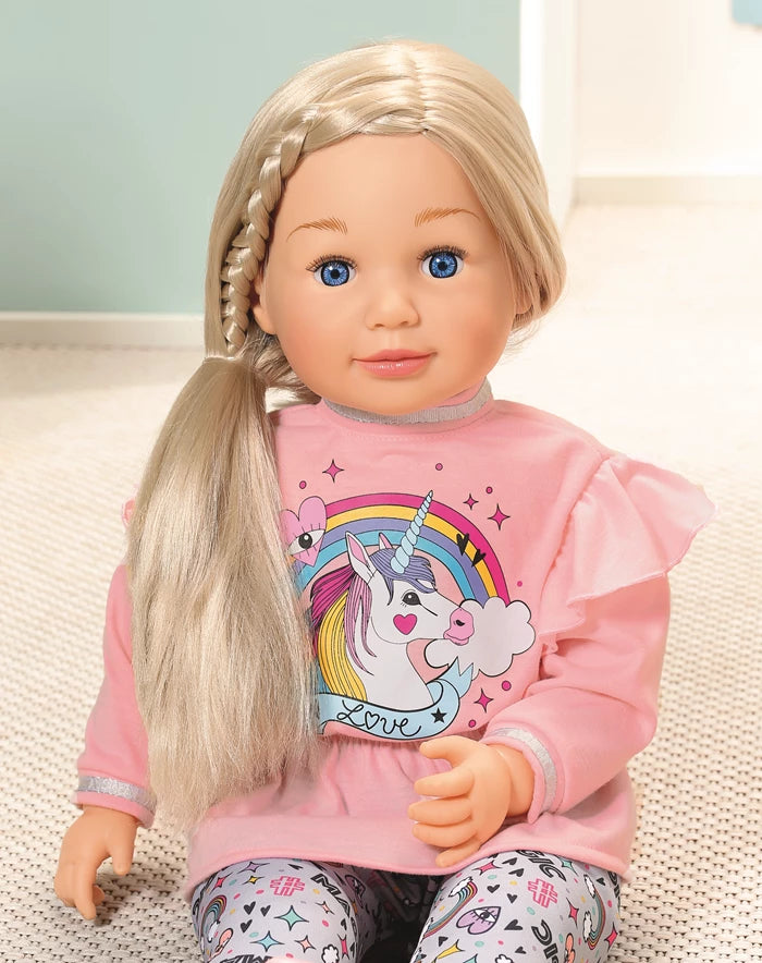 Zapf Creation Sally 63 cm blondes Haar