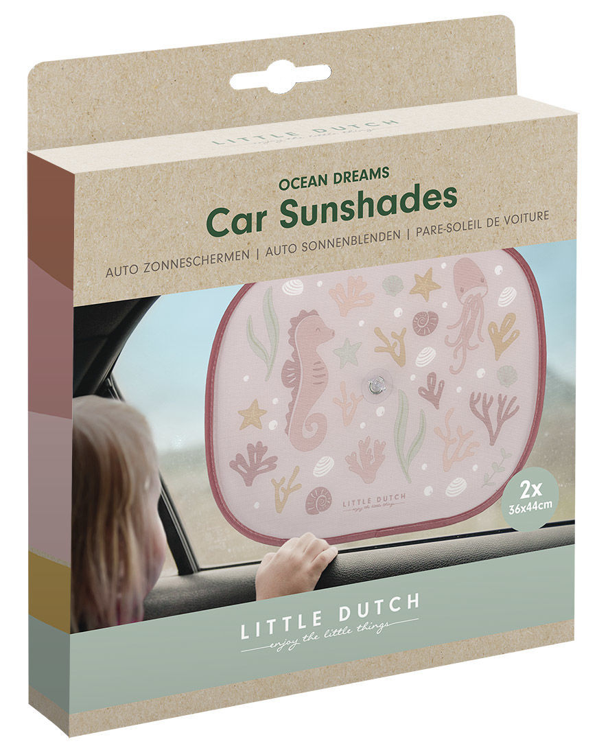 Little Dutch Auto Sonnenblende Ocean Dreams Pink