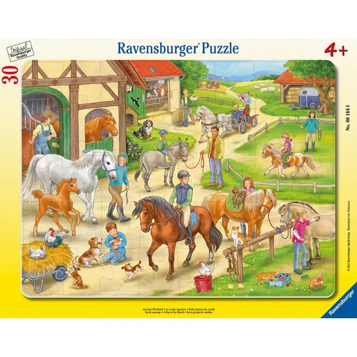 Ravensburger Rahmenpuzzle Auf dem Pferdehof