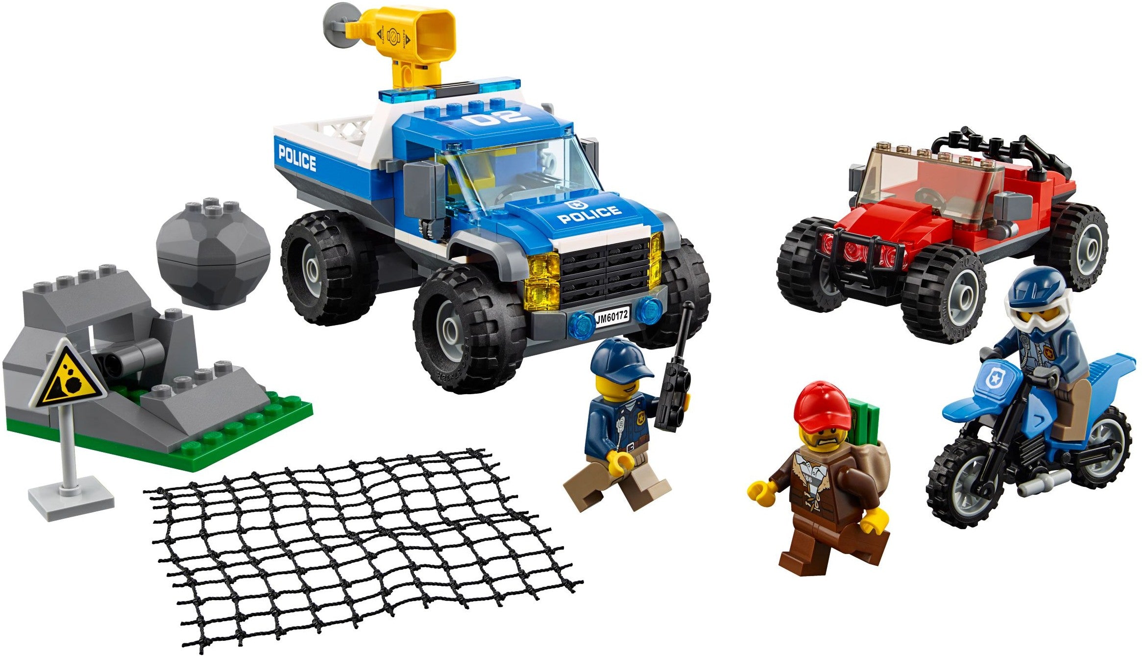 LEGO City La poursuite sur un chemin de terre 60172