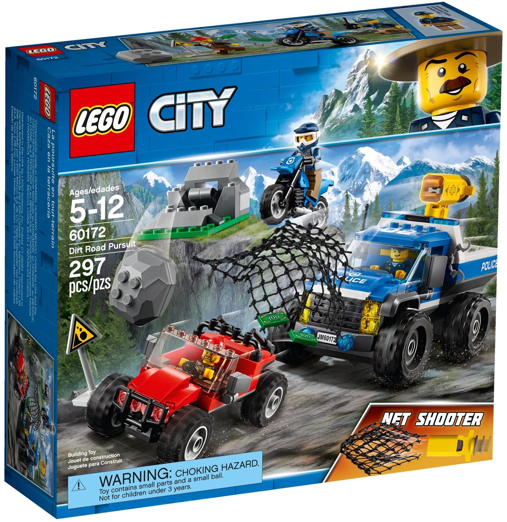 LEGO City La poursuite sur un chemin de terre 60172