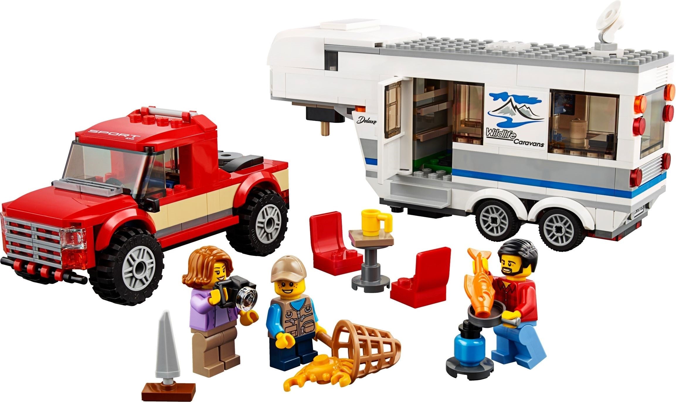 LEGO City Pickup & Caravan 60182