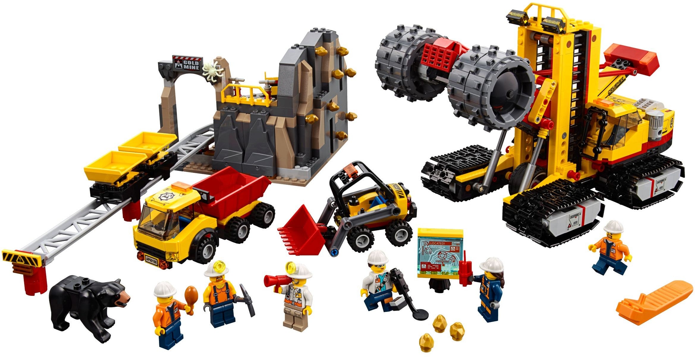 LEGO City Bergbauprofis an der Abbaustätte 60188