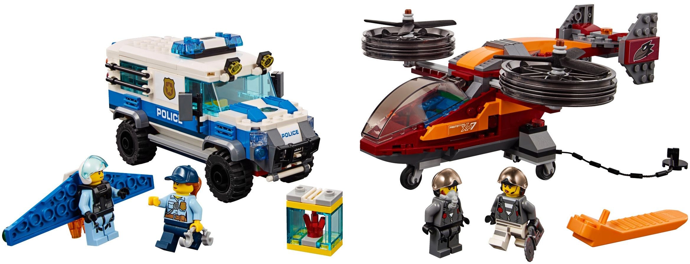 LEGO City Polizei Diamtenraub 60209