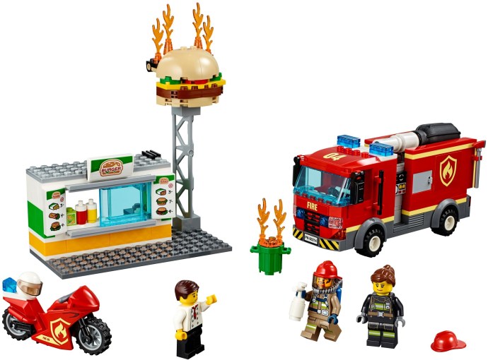 LEGO City Feuerwehreinsatz im Burger-Restaurant 60214