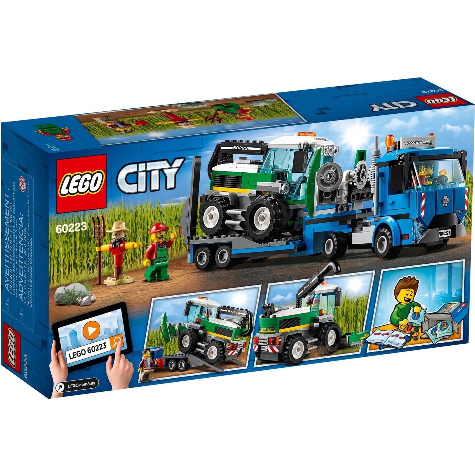 LEGO City Le transporteur de moissonneuse 60223