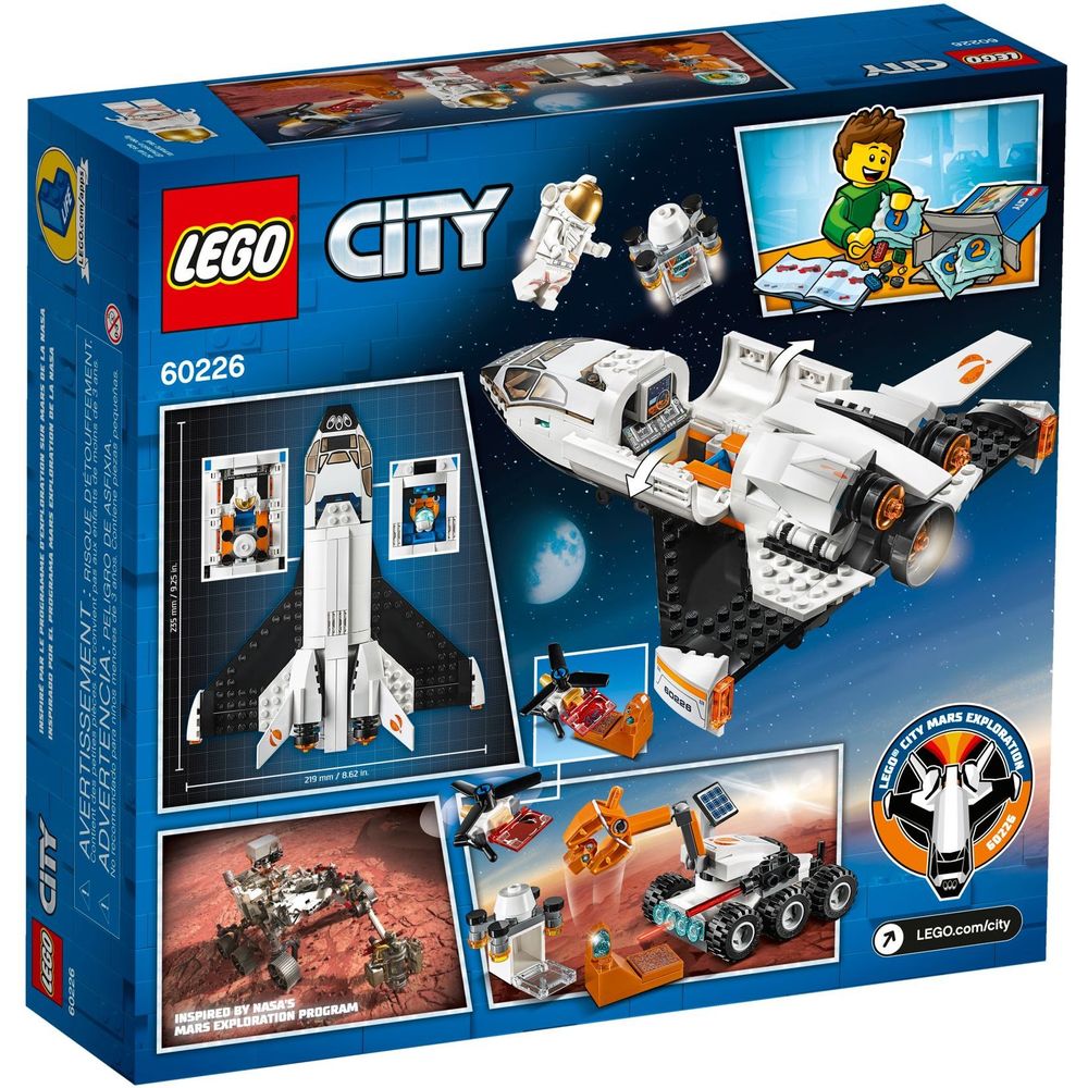 LEGO City Mars Recherche Navette 60226
