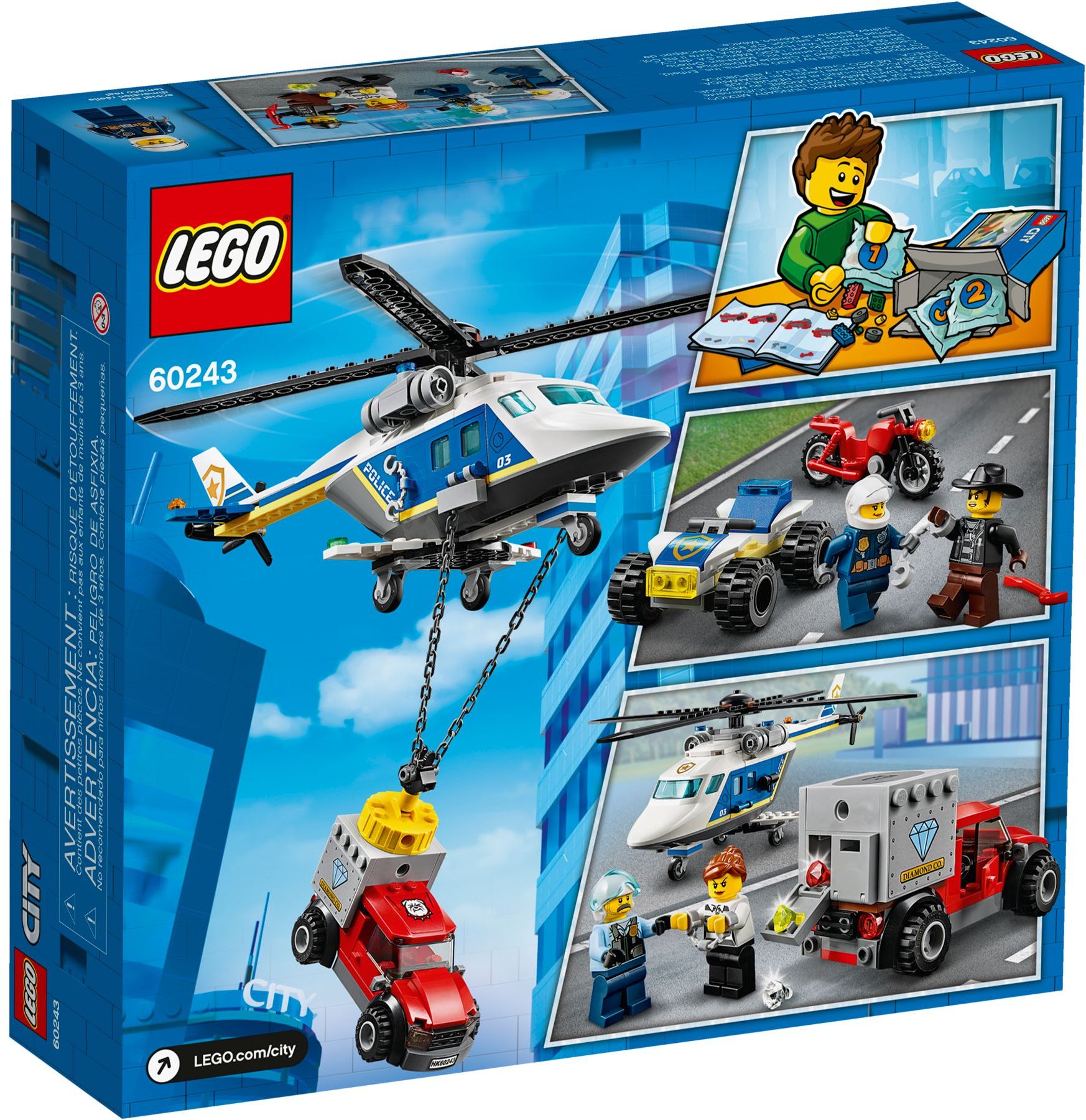 <transcy>LEGO City Poursuite en hélicoptère de la police 60243</transcy>