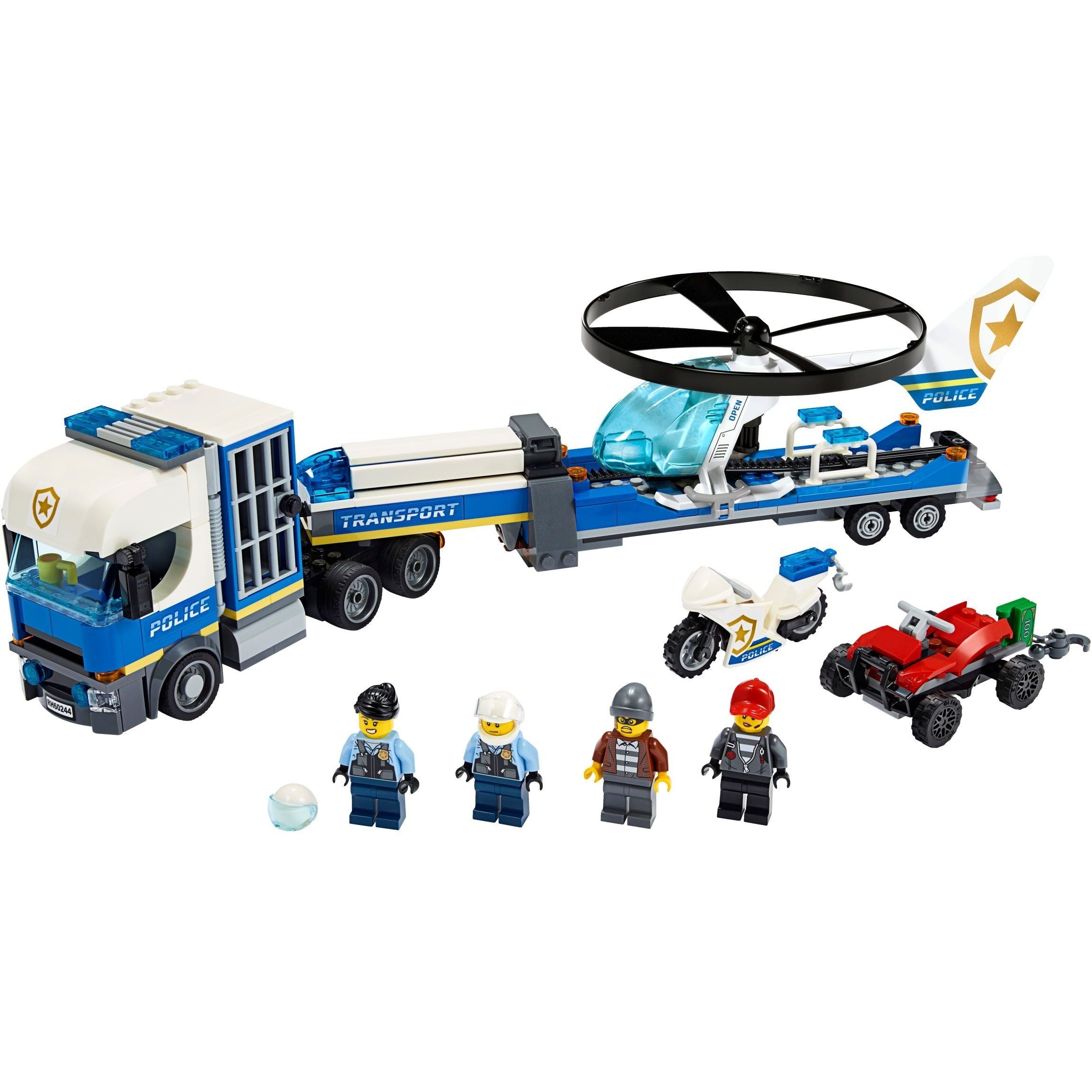 LEGO City Polizeihubschrauber-Transport 60244