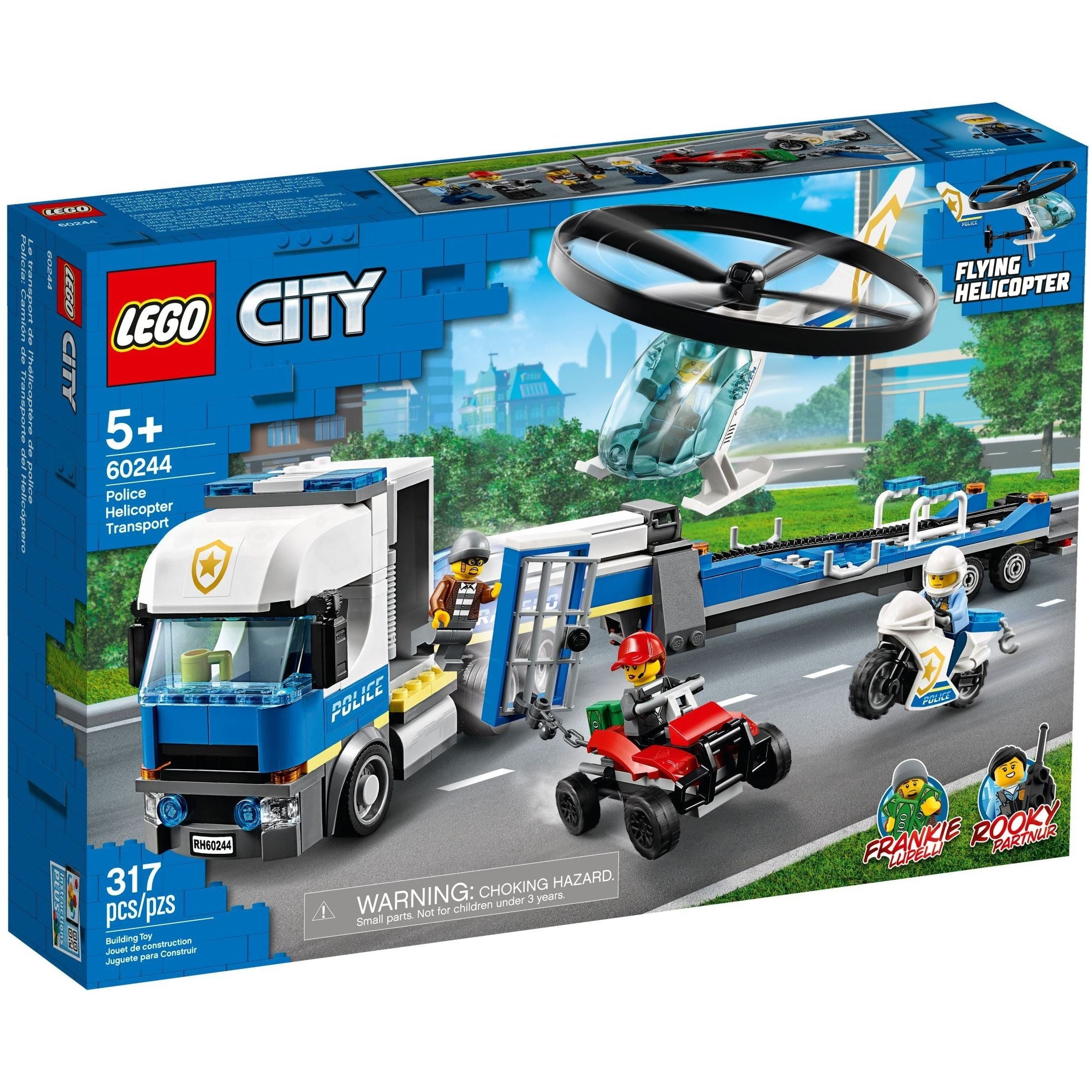 LEGO City Polizeihubschrauber-Transport 60244