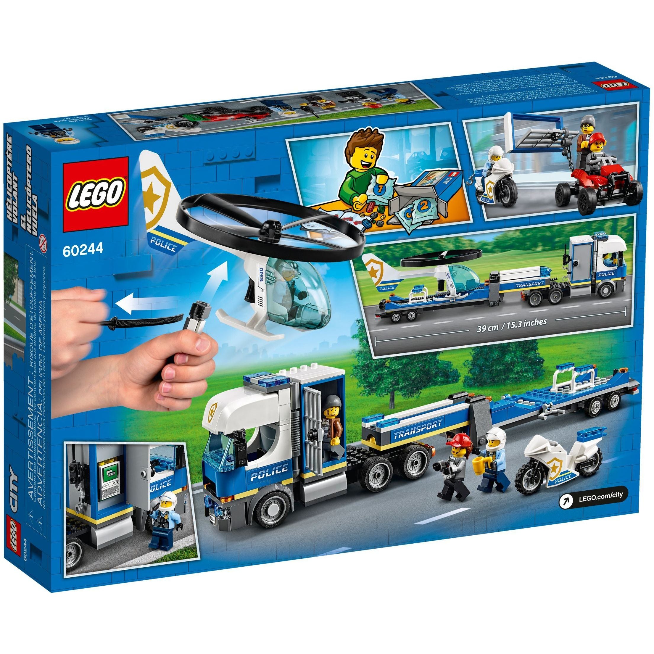 LEGO City Polizeihubschrauber-Transport 60244
