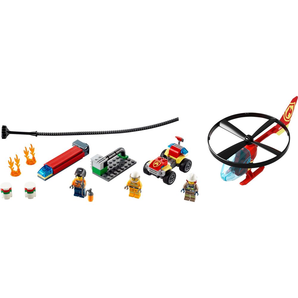 LEGO City Einsatz mit dem Feuerwehrhubschrauber 60248
