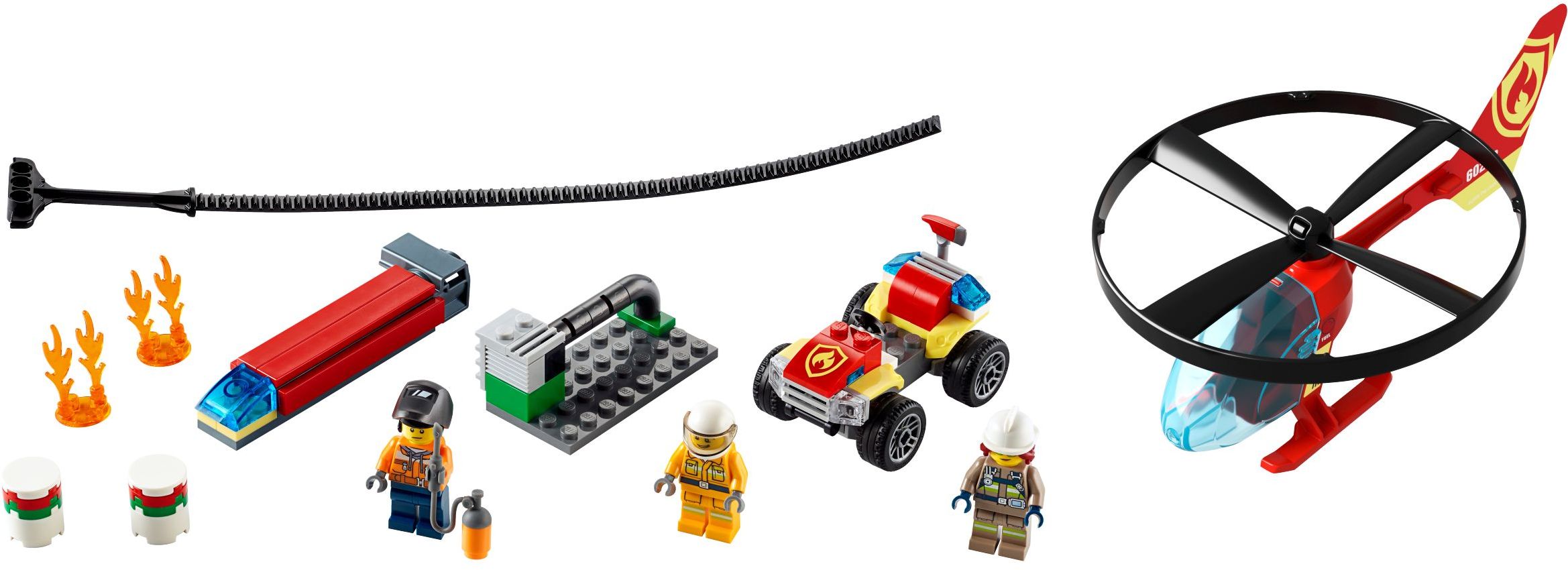 LEGO City Einsatz mit dem Feuerwehrhubschrauber 60248