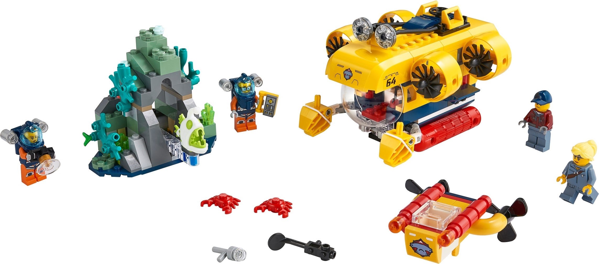 Le sous-marin d'exploration marine LEGO City 60264