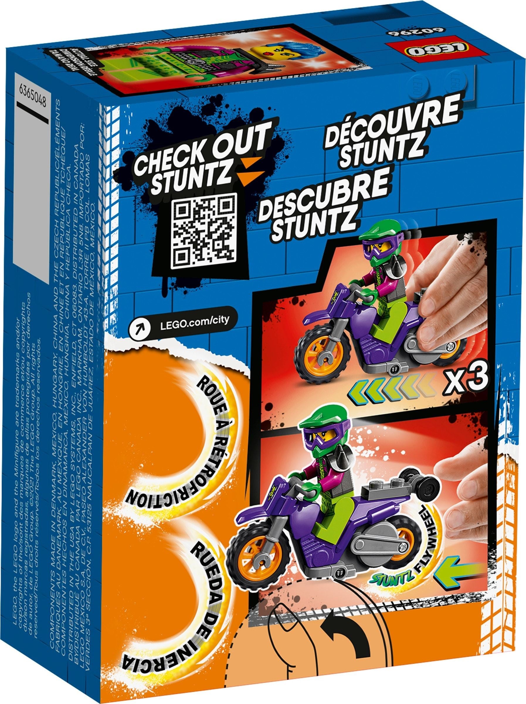 LEGO City Stuntz Wheelie-Stuntbike 60296