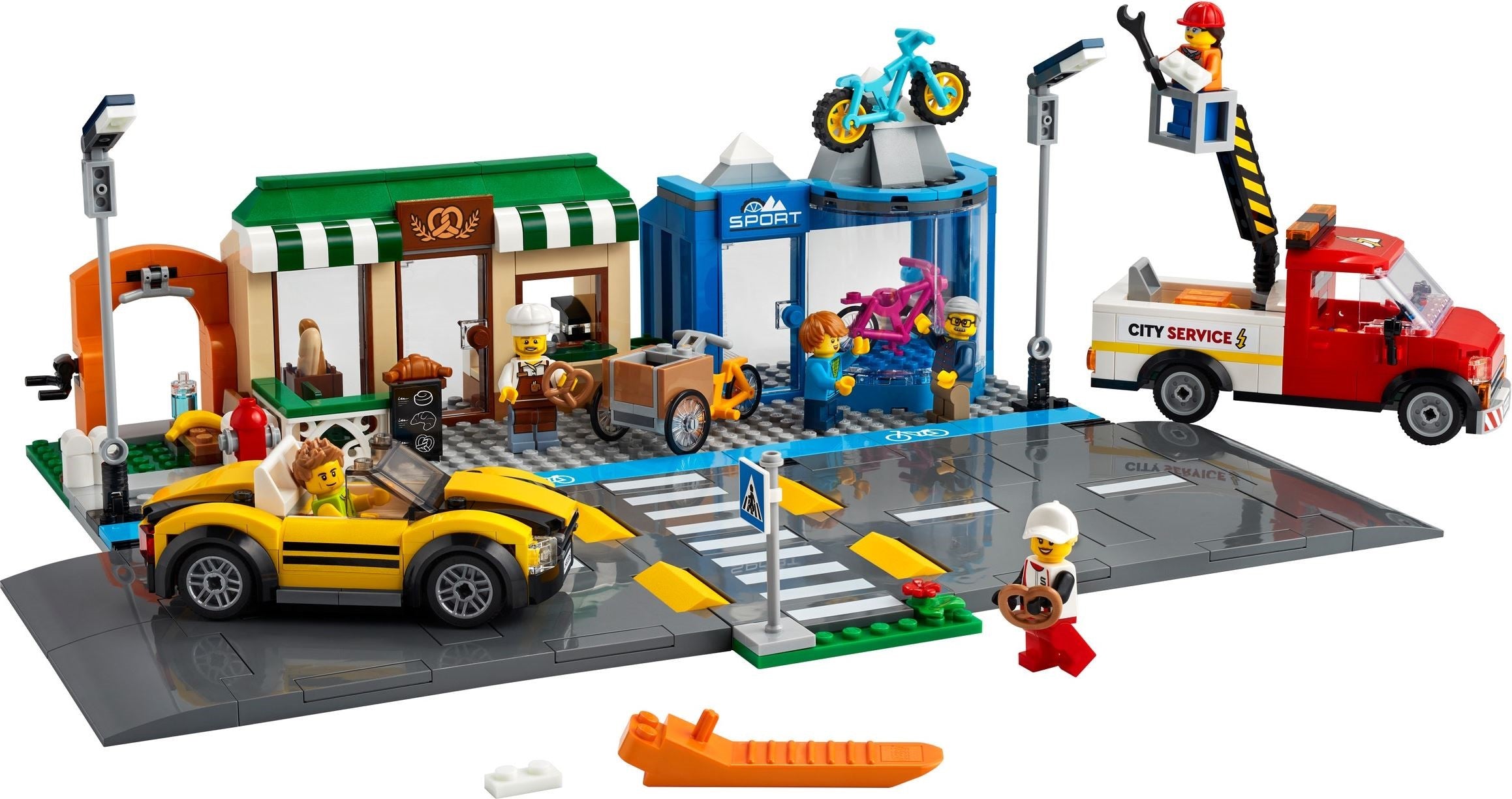 LEGO City Einkaufsstraße mit Geschäften 60306
