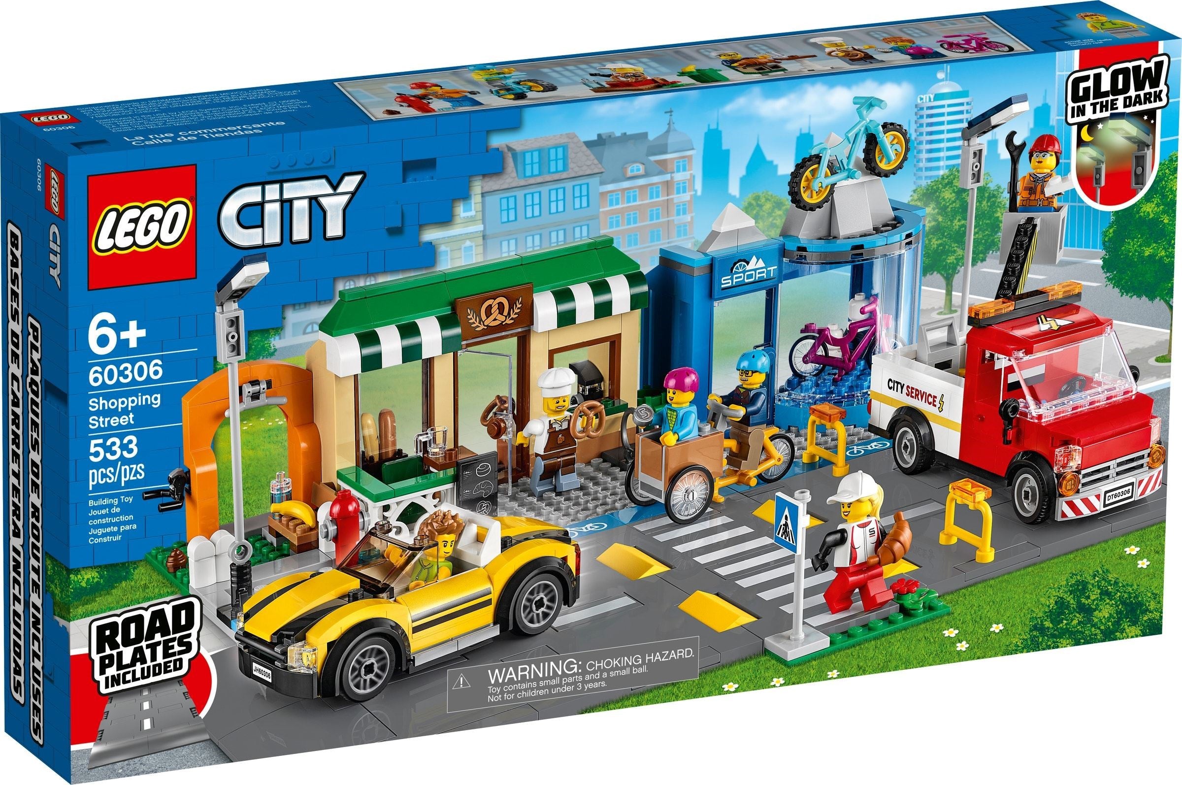 LEGO City Einkaufsstraße mit Geschäften 60306