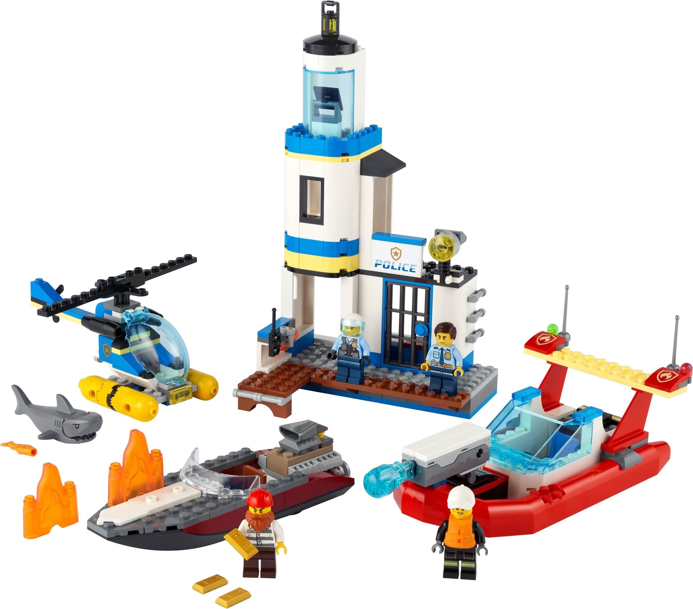 LEGO City Polizei und Feuerwehr im Küsteneinsatz 60308