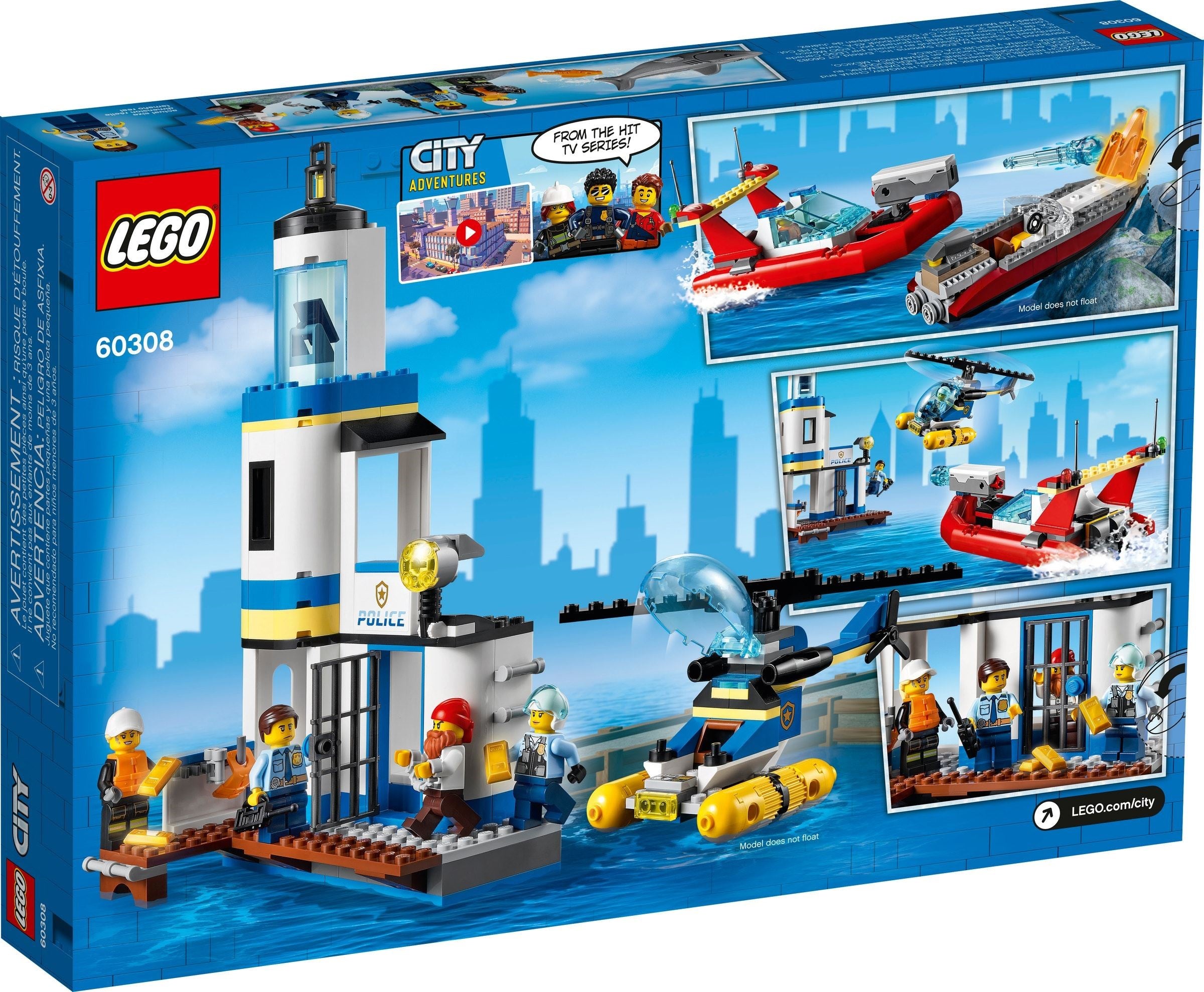 LEGO City Polizei und Feuerwehr im Küsteneinsatz 60308