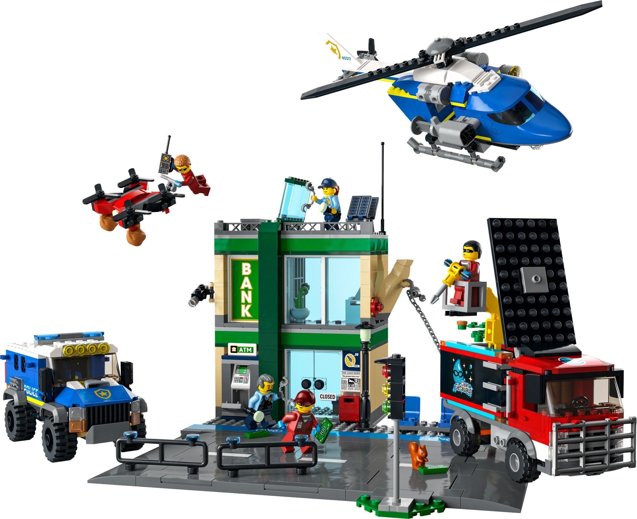 LEGO City Banküberfall mit Verfolgungsjagd 60317
