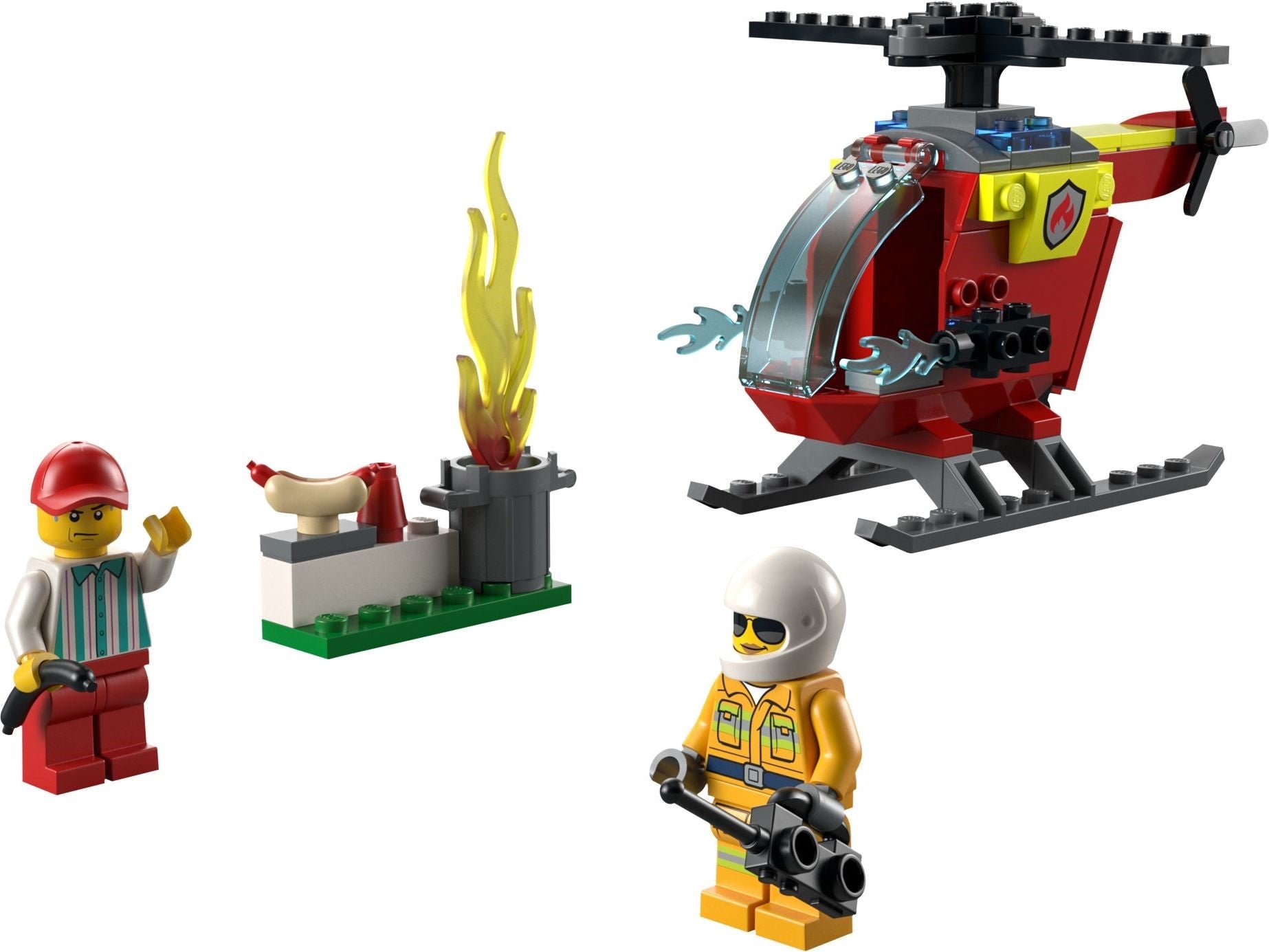 LEGO City Feuerwehrhubschrauber 60318