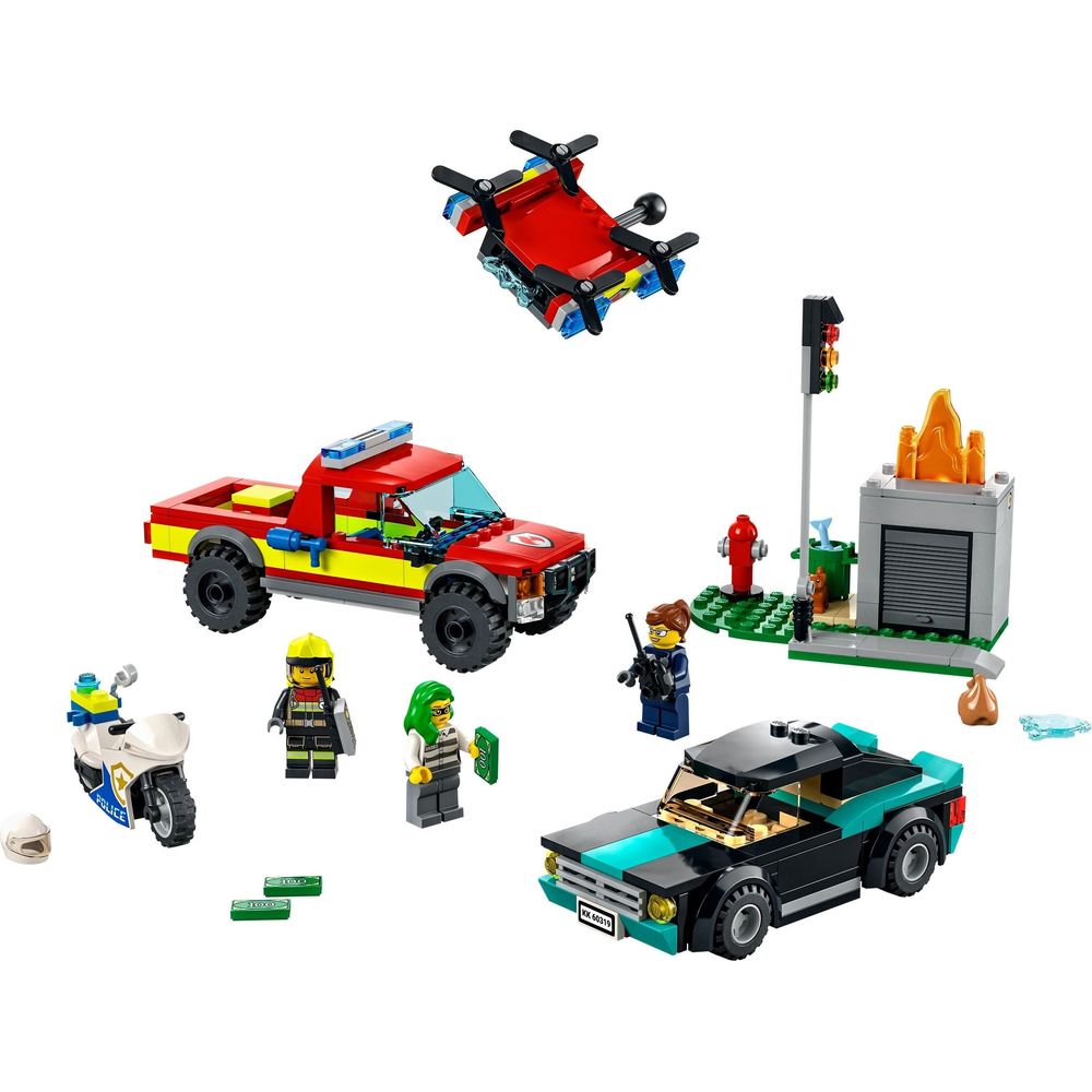 LEGO City Löscheinsatz und Verfolgungsjagd 60319