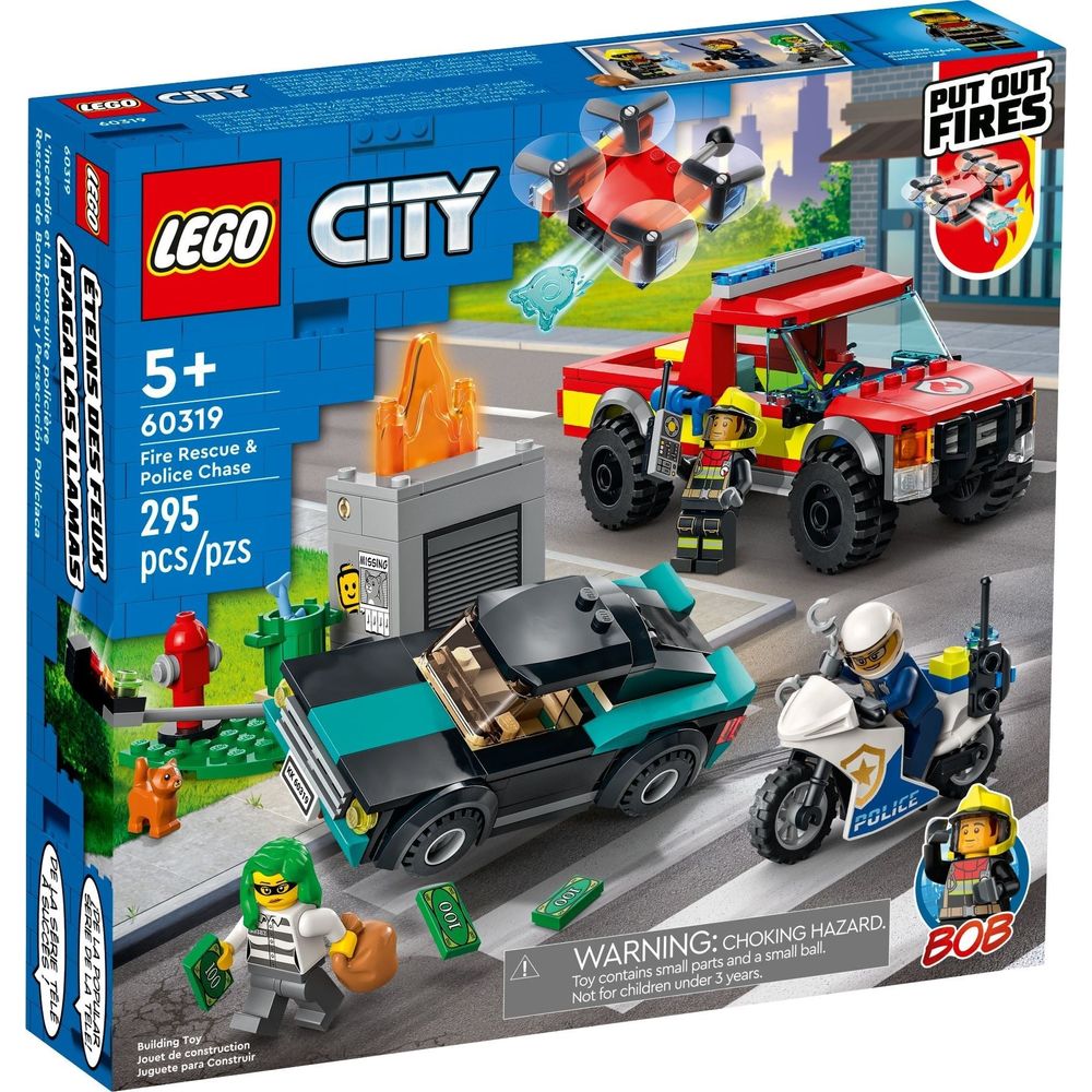 LEGO City Löscheinsatz und Verfolgungsjagd 60319