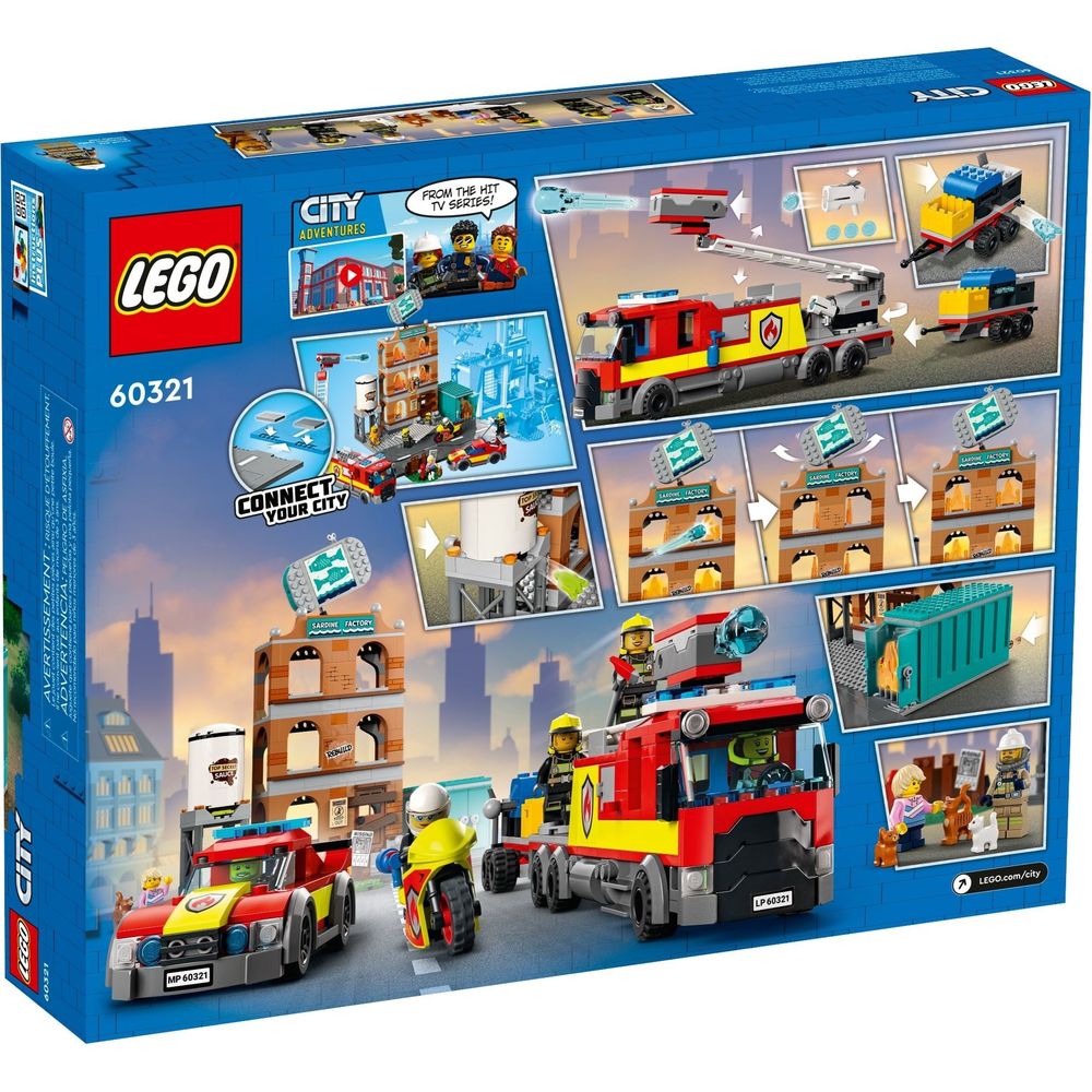 LEGO City Feuerwehreinsatz mit Löschtruppe 60321