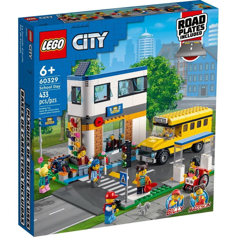 LEGO City Schule mit Schulbus 60329