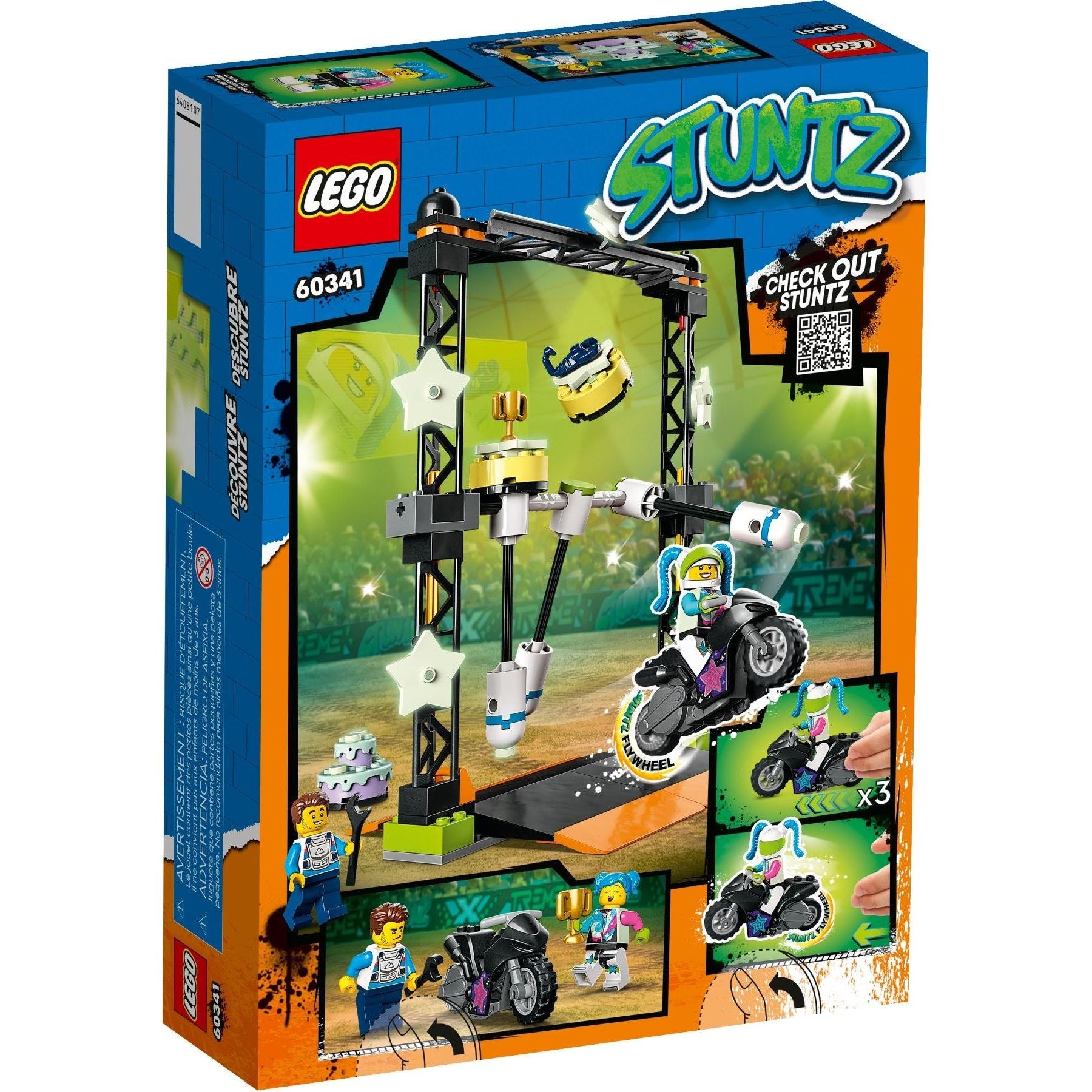 LEGO City Umstoss-Stuntchallenge 60341