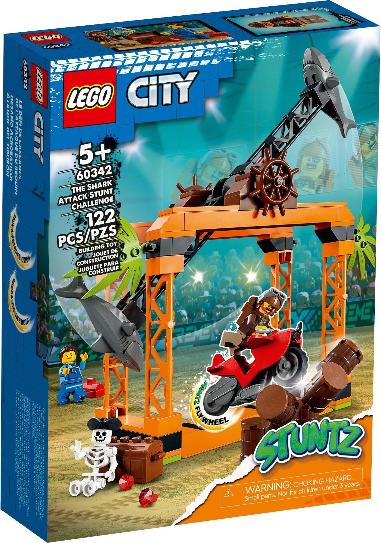 LEGO City Haiangriff-Stuntchallenge 60342