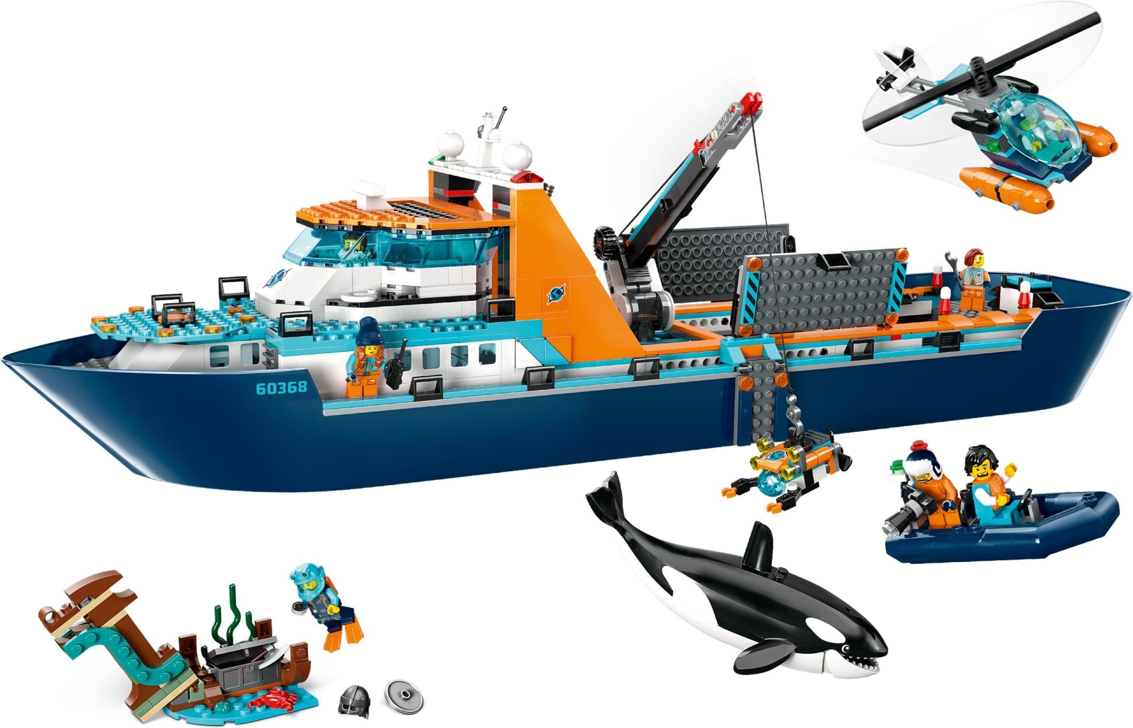 LEGO City Arktis-Forschungsschiff 60368