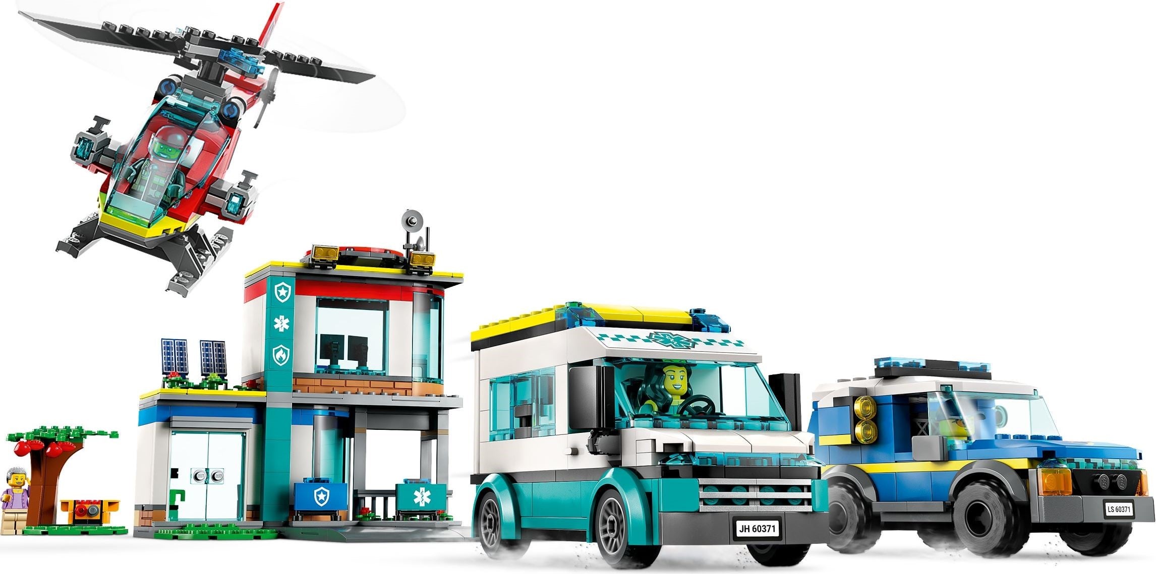 LEGO City Hauptquartier Rettungsfahrzeuge 60371