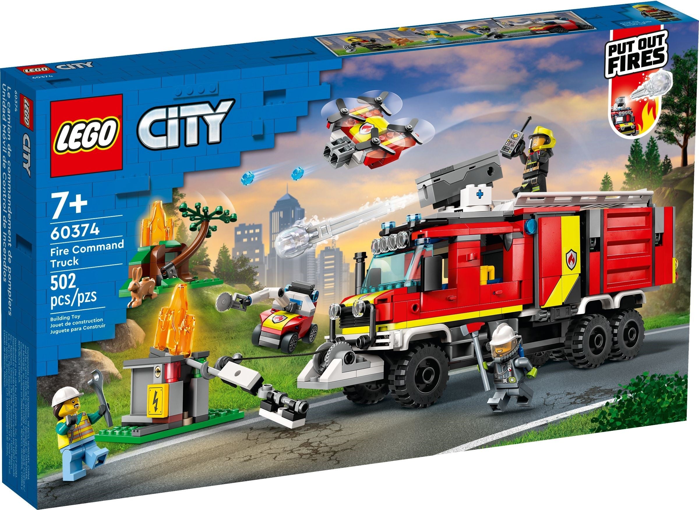 LEGO City Einsatzleitwagen der Feuerwehr 60374