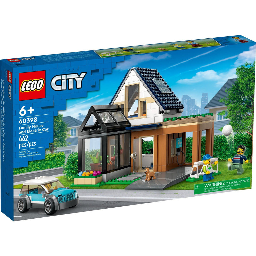 LEGO City Familienhaus mit Elektroauto 60398
