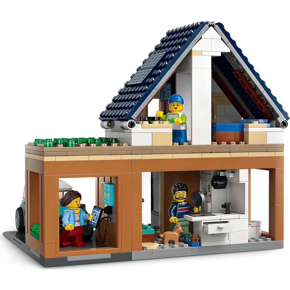 LEGO City Familienhaus mit Elektroauto 60398