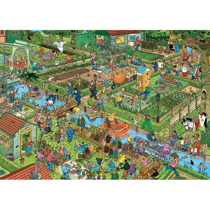 Jumbo Puzzle Jan van Haasteren Gemüsegarten