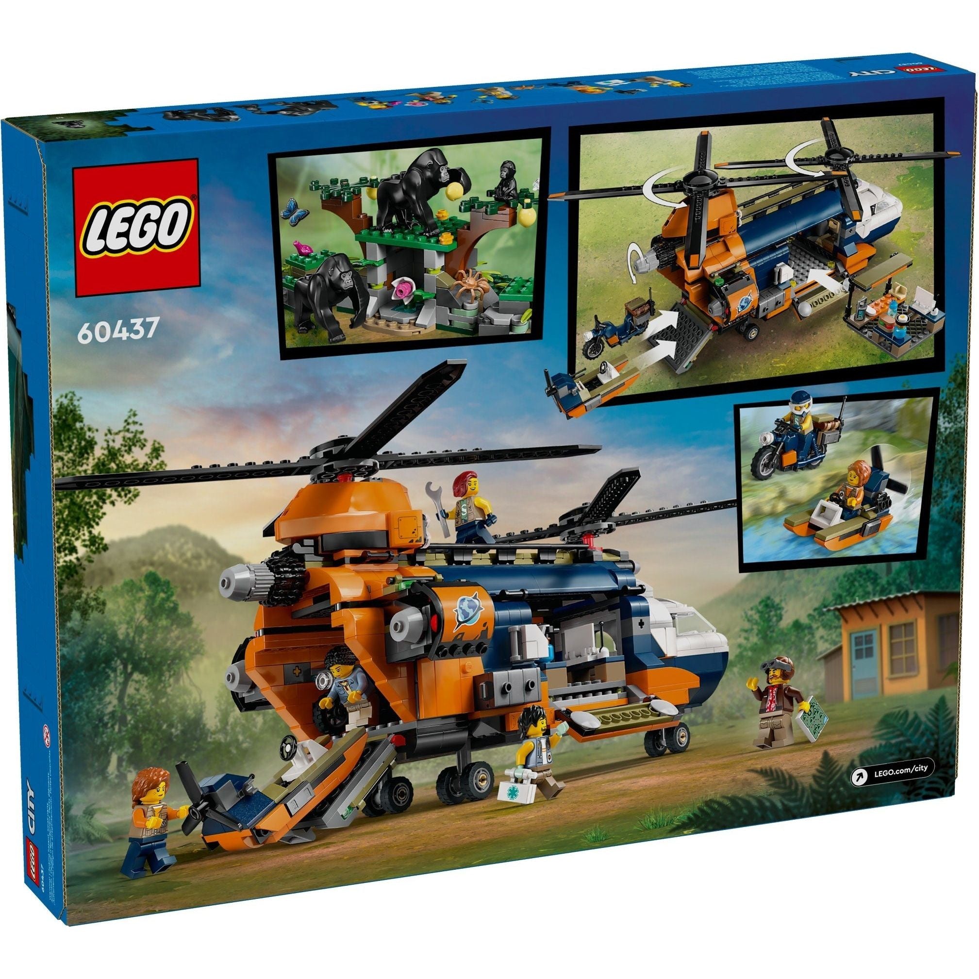 LEGO City Dschungelforscher-Hubschrauber 60437